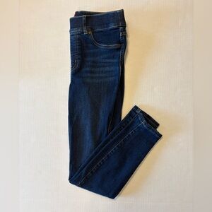 Spanx dark wash denim jean jegging size small